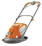 Flymo Hover Vac 260 Elektrischer Luftkissenrasenmäher mit grasfangkorb – 1400 W, 26 cm Schnittbreite, Grasfangkorb mit 15 l, beidseitige Griffe, zusammenfaltb
