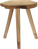 Beistelltisch Pflanzentisch Wurzeltisch Wurzelholz Teakholz Massiv Natur 45cm J310