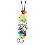 Fehn 055122 Spieluhr Raupe COLOR Friends – Kuschelige Babyspieluhr mit integriertem & waschbarem Spieluhr-Aufzug – Melodie: Brahms Wiegenlied – Für Babys ab 0 Monaten – Größe: 24