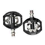 HomeDecTime MTB Mountainbike Single Side Flat/SPD Selbstsichernde Pedale U