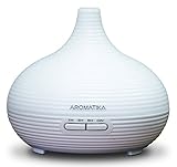 Luftbefeuchter für Ätherische Öle 300ml für Aromatherapy - Led - Ultraschall zur Luftbefeuchtung und Aromatisieren - Aroma Diffuser für Raum - Zuhause - Büro —Aromalampe elek