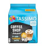 Tassimo Kapseln Coffee Shop Selections, Typ Iced Caramel Latte, 40 Kaffeekapseln, 5er Pack (5 x 8 Getränke) - nur für kurze Zeit verfügb