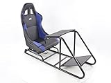 Game Seat für PC und Spielekonsolen Kunstleder schwarz/b