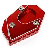 Kickstand CNC Aluminium Motorrad Seitenständer Vergrößerungsplatte Kickstand Vergrößerung Verlängerung Für K&ymco Für D&ownTown 200i 300i 350i 300 350 FußSeitenständer (Color : B)