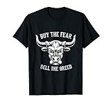 Kaufen Sie die Fear Sell The Greed Traders Geschenk | Stock Market Tee T-S