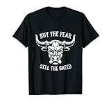 Kaufen Sie die Fear Sell The Greed Traders Geschenk | Stock Market Tee T-S