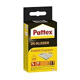 Pattex 2K Kleber Stabilit Express, leistungsstarker und schnell härtender 2 Komponenten Kleber mit bis zu 10 Minuten Verarbeitungszeit, vielseitiger Klebstoff, 1x80g