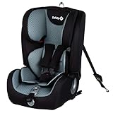 Safety 1st Ever Fix Autositz mit ISOFIX, Mitwachsender Gruppe 1/2/3 Kindersitz 9-36 kg, 7-fach Höhenverstellbar und inkl. Sitzverkleinerer, Nutzbar ab ca. 9 Monate bis ca. 12 Jahre, Pixel Grey (grau)