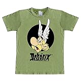 Logoshirt®️ Asterix Portrait Vintage T-Shirt Damen & Herren I Motiv-Shirt Kurzarm, Größe XL