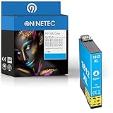 NINETEC NT-1812 1 Patrone Cyan kompatibel mit Epson T1812 | Für Epson Expression Home XP-100 Series XP 200 XP-202 XP205 XP215 XP 225 XP 305 XP312 XP-313 XP315 XP-322 XP 420