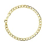 Panzerarmband 14 Karat 585 Gold Armband Gelbgold Breite 5.50 mm - Unisex (21)