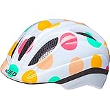 KED Meggy II Trend M dots Colorful - 52-58 cm - inkl. RennMaxe Sicherheitsband - Fahrradhelm Skaterhelm MTB BMX Kinder Jug