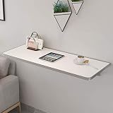 L-ROM Klapptisch Einfacher klappbarer an der Wand montierter Klapptisch Wandmontierter Klapptisch Klappbarer Wandtisch aus Aluminiumlegierung für kleine Räume in der Kü