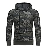 Camouflage Guard Europäische Und Amerikanische Modemarke Casual Plus Samt Hoodie Langarmjacke Baumwollhemd T-Shirt Sport Fußballtrikot,B,XXL