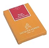 Jacques Herbin 11069JT – Eine Box mit 7 großen Patronen, internationale Größe, für Füllfederhalter und Tintenroller, O