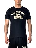 Lonsdale Unisex Langarmshirt T-Shirt Regular Fit ORIGINAL schwarz (schwarz) M