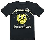 Metallica Kids - and Just Nice to All Kids T Unisex T-Shirt Navy 104
