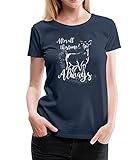 Spreadshirt Harry Potter After All This Time Always Frauen Premium T-Shirt, M, Navy