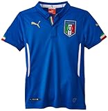 PUMA Kinder Trikot FIGC Italia Kids Home Shirt Replica Italien, Team Power Blue, 176