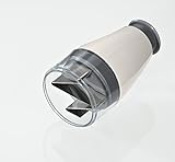 Lurch 221440 Minihacker für Knoblauch aus Kunststoff und Edelstahl, Iron Grey/Weiß, 7 x 14