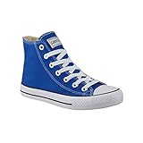 Elara Unisex Sneaker High Top Sportschuhe Chunkyrayan 019-A-Blue-38
