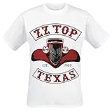 ZZ Top Texas 1969 T-Shirt weiß XL