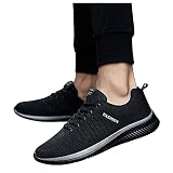 Sicherheitsschuhe Herren Damen Laufschuhe Leichte Atmungsaktiv Freizeitschuhe Sports Frauen Casual Turnschuhe Elegant Atmungsaktiv Bequem Sportschuhe Sneaker Straßenlaufschuhe Wanderhalb