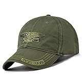 WSMYG Herren Navy Seal Hut Army Green Rebound Cap Jagd Angeln Cap Outdoor Camouflage Baseball Cap Verstellbare Golf Cap ArmyG