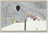 JIERUIFBH Kunstposter 60x80cm ohne Rahmen Paul Klee《Winterbild》Leinwand Kunst Kunstwerk Druck Poster Bild Wanddekor Home Wohnzimmer Dek