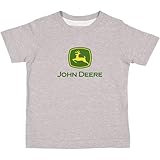JOHN DEERE T-Shirt für Kinder Grau mit Logo (4 Jahre)
