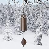 DKKDD Deep Resonance Serenity Bell Windspiel, Metall hängendes Windspiel, handgefertigte Stahlglocke, spielt wunderschön im Wind (L)