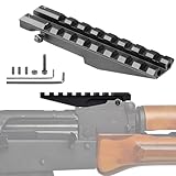 ACEXIER Tactical Low Profile Picatinny Zielfernrohrschiene für Gewehr Visier AK Serie Pistole AK 47 Visierschiene Jagd Zielfernrohrhalterung