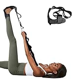 PenuSpt Yoga Band Stretching Gürtel,Spanngurte mit Mehreren Griffschlaufen,Fuß und Beinband Stretching Gurt Fitness Stretch Gymnastikgurt,Ideal für Yoga,Physiotherapie, Rehabilitation,