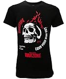 Fashion UK T-Shirt Call of Duty Warzone Gulag Survive Original schwarz für Erwachsene und Jungen, Schwarz M