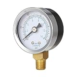 TS-40-14. Manometer 1/8 männlich NPT 0-20. 0psi 0-14bar Druckmesser Luftkompressor Hydraulische Vakuumanzeige Manometer Druckprü