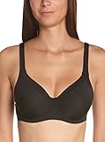 Dim Damen Klassischer BH Soutien Gorge Moulé Generous Invisible Uni - Schwarz (Noir),80B (Herstellergröße: 95B)