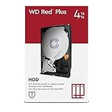 WD Red Plus 4 TB NAS 3.5' Interne Festplatte – 5.400 RPM Class, SATA 6 Gbit/s, CMR, 64 MB C