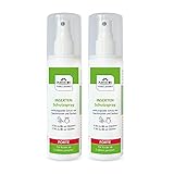 PLANTACOS INSECT PROTECT - Mückenschutz Forte, Mückenschutzspray Anti Mücken Spray schützt vor Mücken und auch Zecken (2er Vorteilspack)