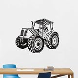 Fahrtraktor Transport Wandtattoo Abnehmbar Selbstklebende Wohnkultur Wandaufkleber Auto Aushöhlen A3 70x59