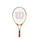 Wilson, Kinder-Tennisschläger, Slam 23, Orange/Grau, Für Kinder mit einer Körpergröße von 115 bis 130 cm, WRT20390U