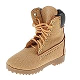 Baoblaze 1/6 Kampfstiefel Männer Frauen Soldat Militärstiefel Schnürstiefel - Kamel, wie beschrieb