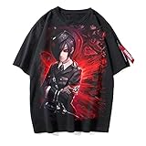 The Ghoul of Tokyo T-Shirt Brief Print Männer Frauen Mode Baumwolle Übergroße T-Shirts Junge Hip Hop T-Shirts Tops Schwarze Kleidung Streetw