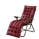 QWERTYUKJ Auflagen Für Deckchair Gartenliege Auflage Polster Sonnenliege Liegestuhl Auflage Gartenmöbel Liegen Auflagen Rückhalteband Liege Polster Kissen Liegestuhl (Color : K, Size : 53x180cm)