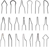 Holzbrenner Set,Brandmalerei,Brennstation, temperatur regelung, für Holz Leder Kürbis (20Pcs Brennspitzen)