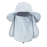 Modische Unisex-Mütze, Erwachsenenmode, solider Sonnenschutz, Fischerhut, Fischerhut, Outdoor-Sport, Sonnenhut, schnelltrocknend, UV-Schutzkapp