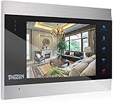 TMEZON Video Türsprechanlage Türklingel Intercom System, 1080P 7-Zoll-Monitor, funktioniert nur mit 1080P-Türkling