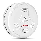 X-Sense Rauchmelder 10 Jahre Batterie, Feuermelder Q-Label, VDs und TÜV Zertifiziert, Rauchwarnmelder mit Stummschaltung und Selbsttest Funktion, SD11, 1er S