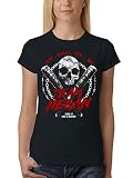 clothinx Damen T-Shirt Fit Team Negan Schwarz Gr. M