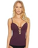 Bleu Rod Beattie Damen Swimsuit Top and Bottom Bikini, Oh So Knotty Aubergine, 36