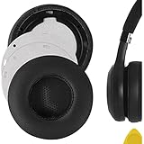 Geekria QuickFit Ersatz-Ohrpolster aus Protein-Leder für JBL E35, E45bt, E45 Kopfhörer Ohrpolster, Headset Ohrmuscheln Reparaturteile (schwarz)